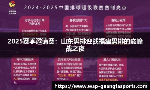 2025赛季邀请赛：山东男排迎战福建男排的巅峰战之夜